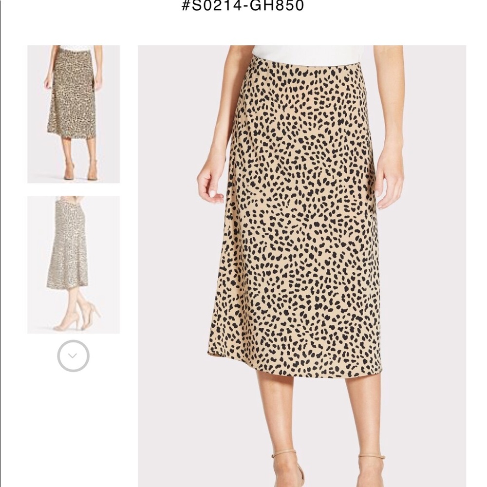Nwt Sanctuary leopard everyday midi skirt